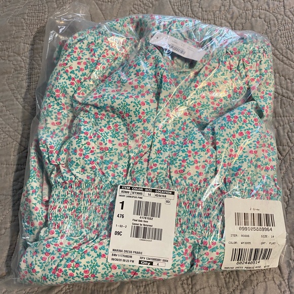 J Crew Off Shoulder Peasant Maxi Dress Size 14 - Picture 3 of 3